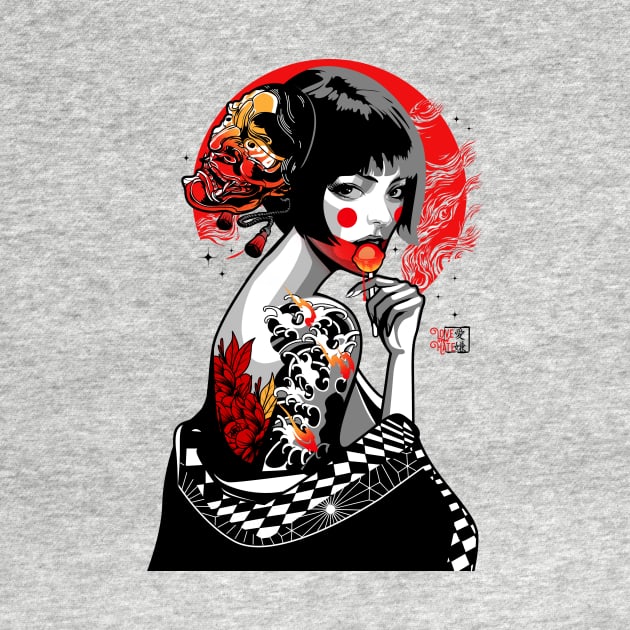 Geisha Pop by Heymoonly